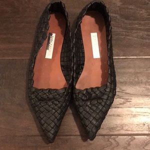 Zara woven ballet flats